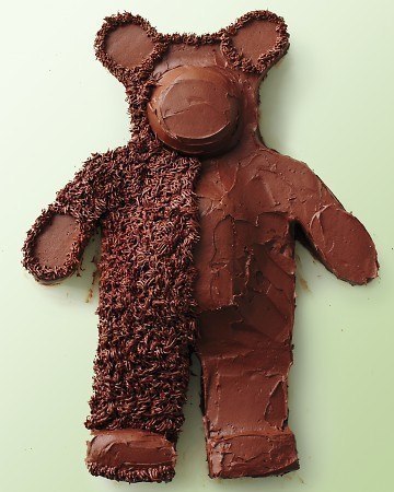Торт в форме медведя.Торт в форме медведя