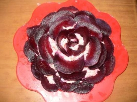 Салат "Черная роза"