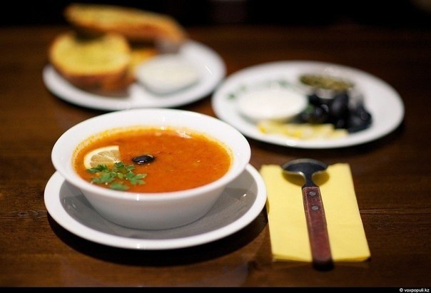 Любимый суп: солянка